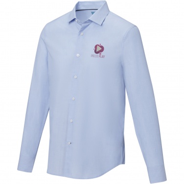 Logo trade promotional products picture of: Cuprite long sleeve men's organic shirt
