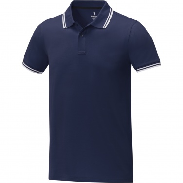 Logo trade promotional gifts image of: Amarago short sleeve men's tipping polo