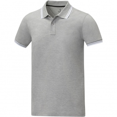 Logotrade promotional products photo of: Amarago short sleeve men's tipping polo