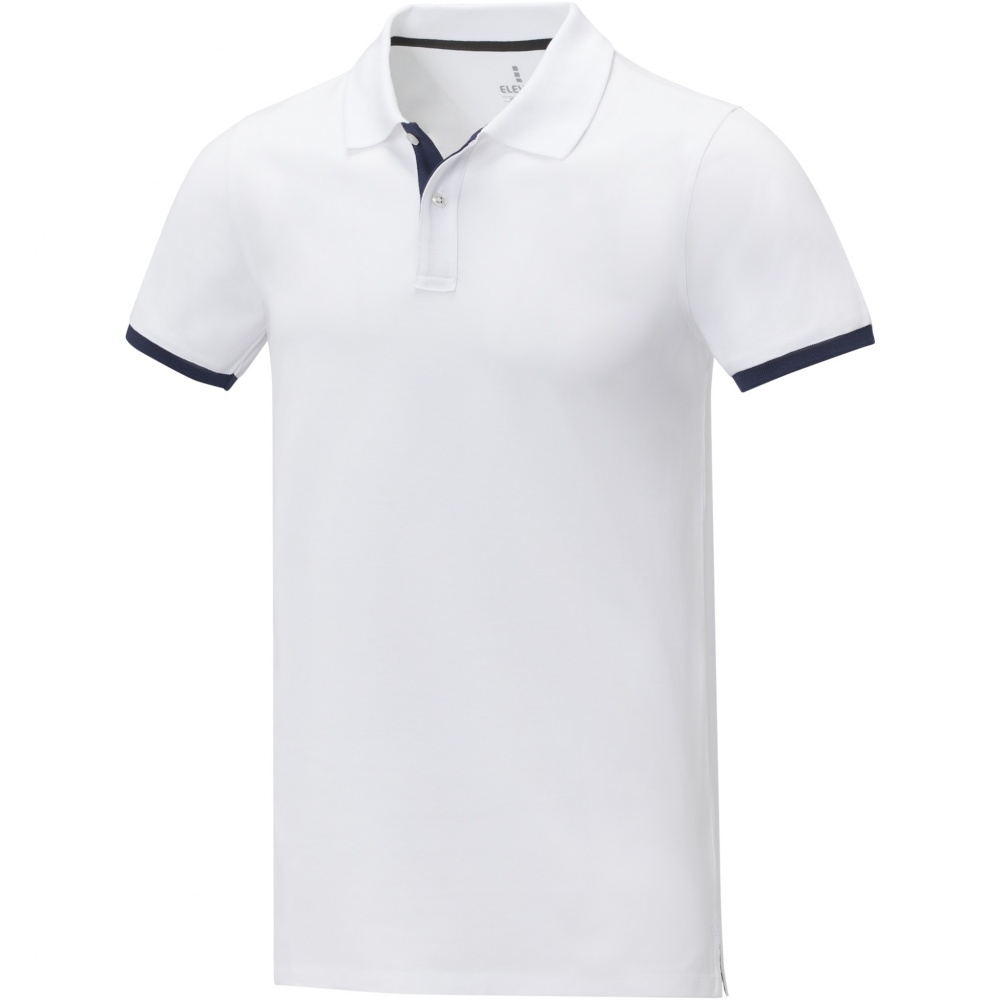 Logotrade promotional products photo of: Morgan short sleeve men's duotone polo