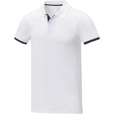 Logo trade advertising products image of: Morgan short sleeve men's duotone polo
