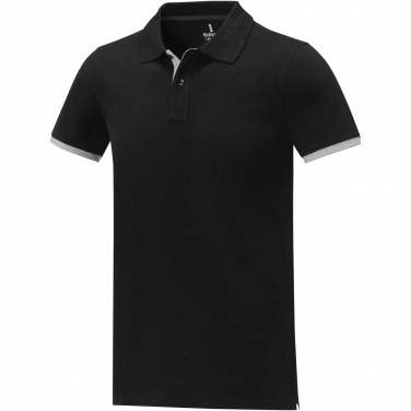 Logo trade promotional item photo of: Morgan short sleeve men's duotone polo