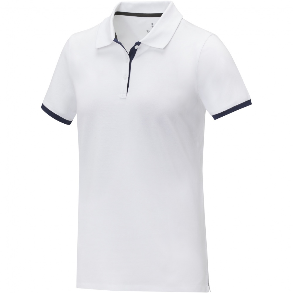 Logo trade advertising product photo of: Morgan short sleeve women's duotone polo