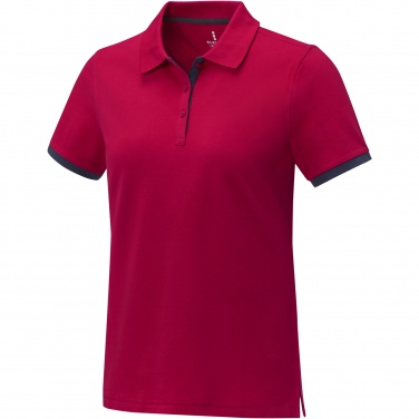 Logo trade promotional product photo of: Morgan short sleeve women's duotone polo
