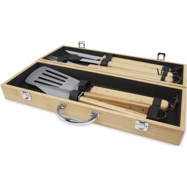 Logo trade business gifts image of: Churras 5-piece BBQ set