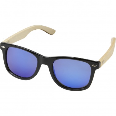 Logotrade promotional items photo of: Taiyō rPET/bamboo mirrored polarized sunglasses in gift box