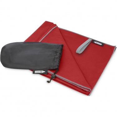 Logotrade promotional giveaway image of: Pieter recycled PET ultra lightweight and quick dry towel 130 x 80 cm