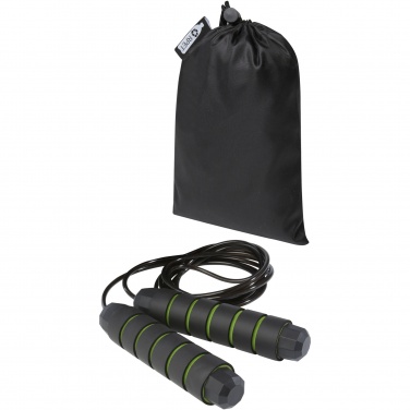 Logo trade promotional giveaways picture of: Austin soft skipping rope in recycled PET pouch