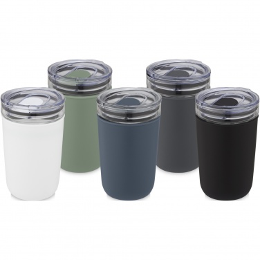 Logo trade corporate gifts picture of: Bello 420 ml glass tumbler with recycled plastic outer wall