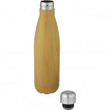 Logotrade promotional gifts photo of: Cove 500 ml vacuum insulated stainless steel bottle with wood print