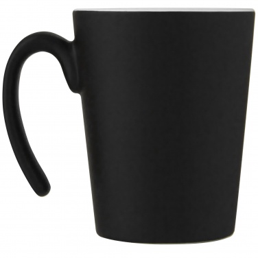 Logo trade promotional merchandise image of: Oli 360 ml ceramic mug with handle