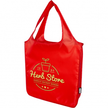 Logo trade promotional giveaways picture of: Ash RPET large foldable tote bag 14L