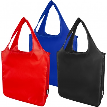 Logo trade business gifts image of: Ash RPET large foldable tote bag 14L