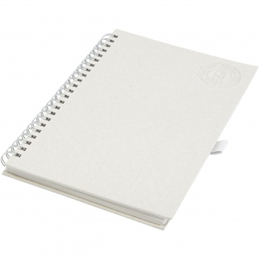 Logo trade promotional merchandise photo of: Dairy Dream A5 size reference recycled milk cartons spiral notebook