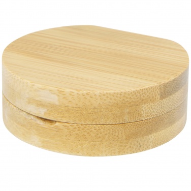 Logo trade advertising products picture of: Afrodit bamboo pocket mirror