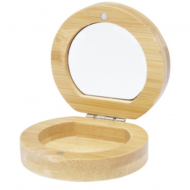 Logotrade advertising products photo of: Afrodit bamboo pocket mirror