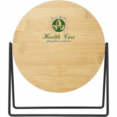 Logotrade promotional gift image of: Hyrra bamboo standing mirror