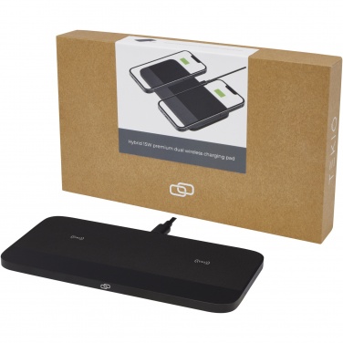Logotrade promotional merchandise photo of: Hybrid 15W premium dual wireless charging pad