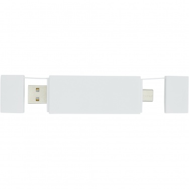 Logo trade promotional merchandise image of: Mulan dual USB 2.0 hub