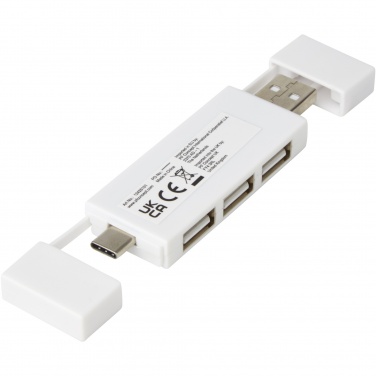 Logo trade business gift photo of: Mulan dual USB 2.0 hub