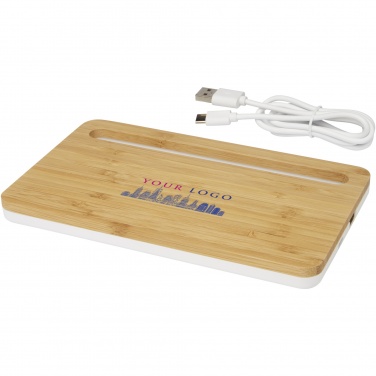 Logotrade promotional giveaway picture of: Medake 10W bamboo wireless charger