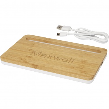 Logotrade corporate gift picture of: Medake 10W bamboo wireless charger