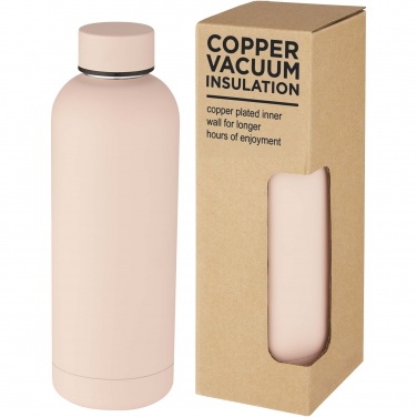Logo trade corporate gifts image of: Spring 500 ml copper vacuum insulated bottle