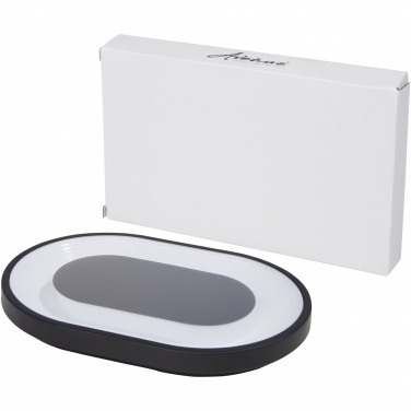 Logo trade business gifts image of: Ray wireless charging pad with RGB mood light