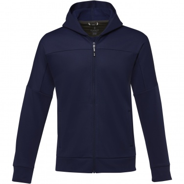 Logo trade promotional merchandise image of: Nubia men's performance full zip knit jacket