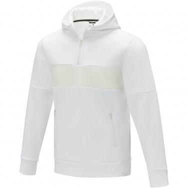 Logo trade corporate gifts image of: Sayan men's half zip anorak hooded sweater