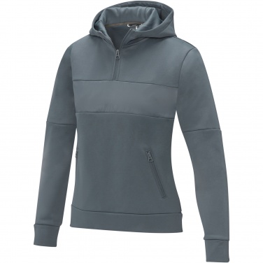 Logotrade promotional items photo of: Sayan women's half zip anorak hooded sweater