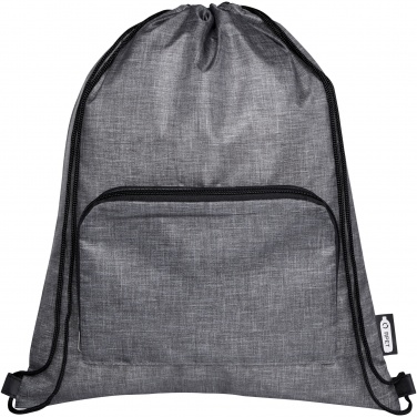 Logotrade advertising products photo of: Ash recycled foldable drawstring bag 7L