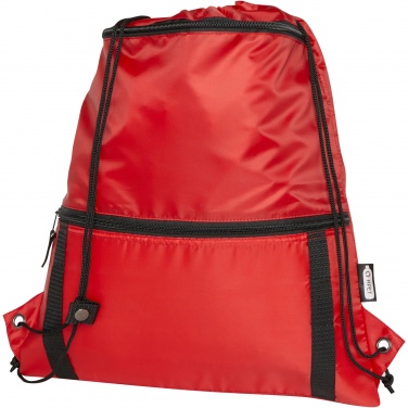 Logo trade corporate gift photo of: Adventure recycled insulated drawstring bag 9L