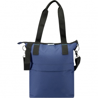 Logo trade promotional items image of: REPREVE® Our Ocean™ 15" GRS RPET laptop tote bag 12L