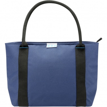 Logo trade business gifts image of: REPREVE® Our Ocean™ 12-can GRS RPET cooler tote bag 11L