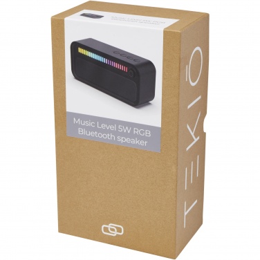 Logotrade advertising product image of: Music Level 5W RGB mood light Bluetooth® speaker
