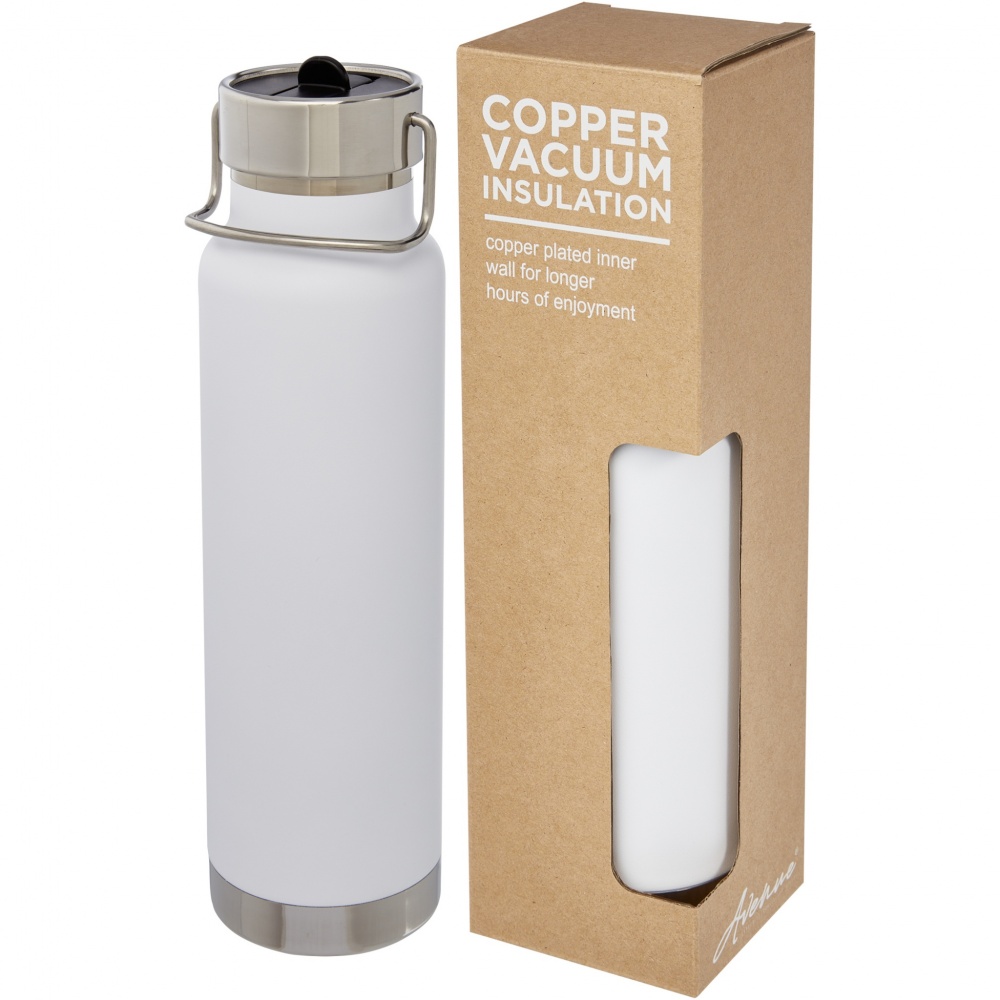 Logo trade business gifts image of: Thor 750 ml copper vacuum insulated sport bottle