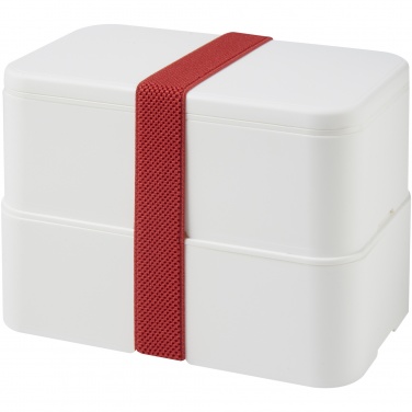 Logo trade business gifts image of: MIYO double layer lunch box
