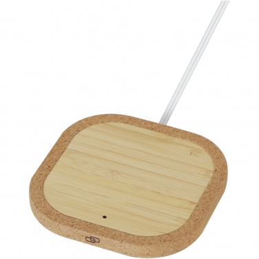 Logotrade advertising product image of: Cerris 15W cork wireless charging pad