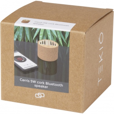 Logotrade advertising products photo of: Cerris 5W cork Bluetooth® speaker