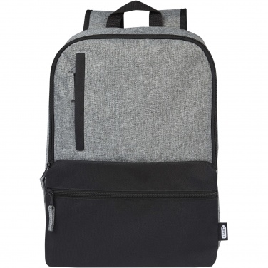 Logo trade corporate gifts picture of: Reclaim 15" GRS recycled two-tone laptop backpack 14L