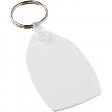Logotrade promotional giveaways photo of: Tait rectangular-shaped recycled keychain