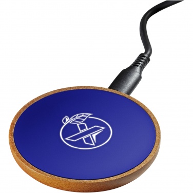 Logotrade promotional giveaway image of: SCX.design W13 10W wooden wireless charging station