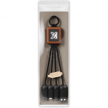 Logo trade promotional products image of: SCX.design C19 wooden easy to use cable