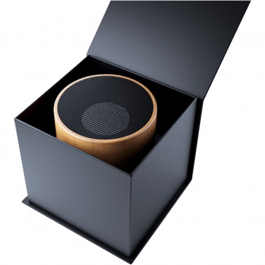 Logo trade business gift photo of: SCX.design S27 3W wooden ring speaker