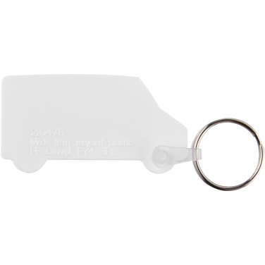 Logotrade promotional product picture of: Tait van-shaped recycled keychain