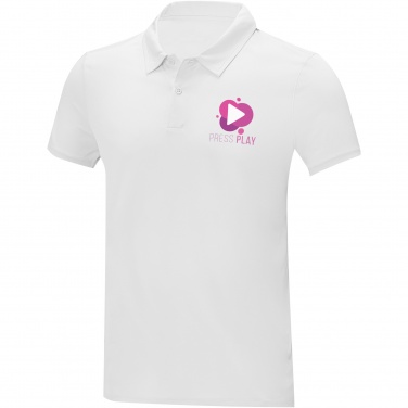 Logo trade promotional giveaways image of: Deimos short sleeve men's cool fit polo