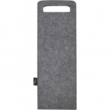 Logo trade promotional product photo of: Felta 75 cl GRS recycled felt wine bag