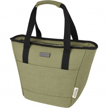 Logo trade promotional gift photo of: Joey 9-can GRS recycled canvas lunch cooler bag 6L