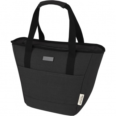 Logo trade promotional products picture of: Joey 9-can GRS recycled canvas lunch cooler bag 6L